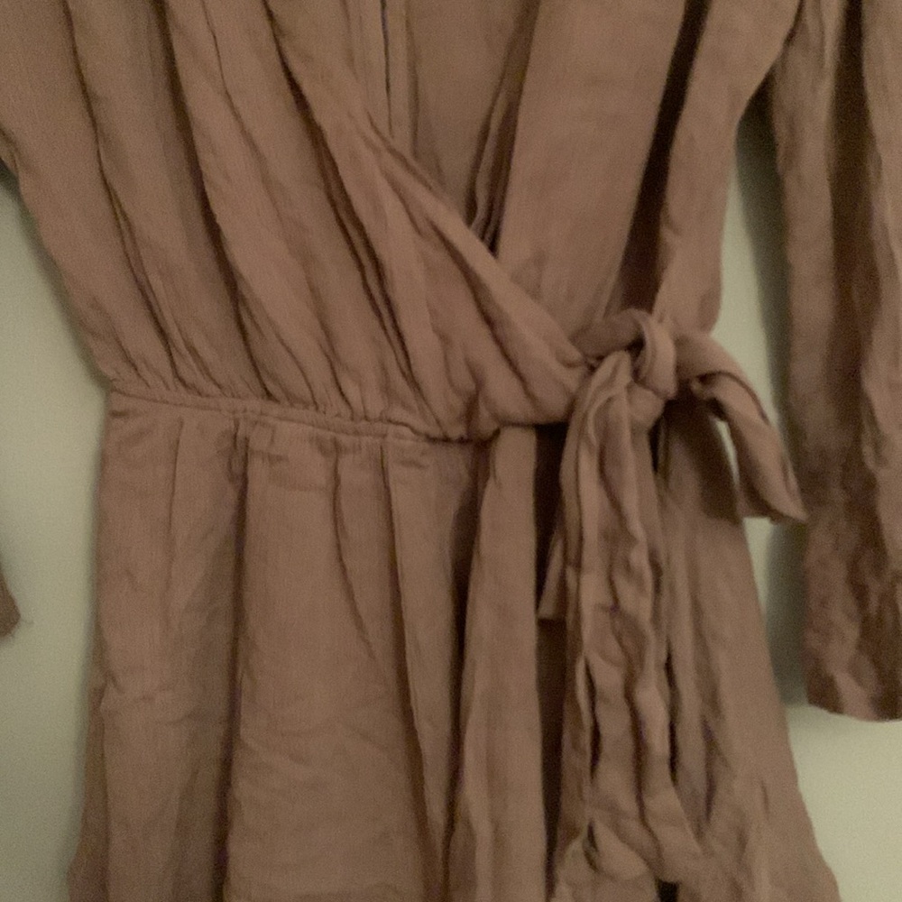 Showpo Tan Wrap Robe - Picture 3 of 13